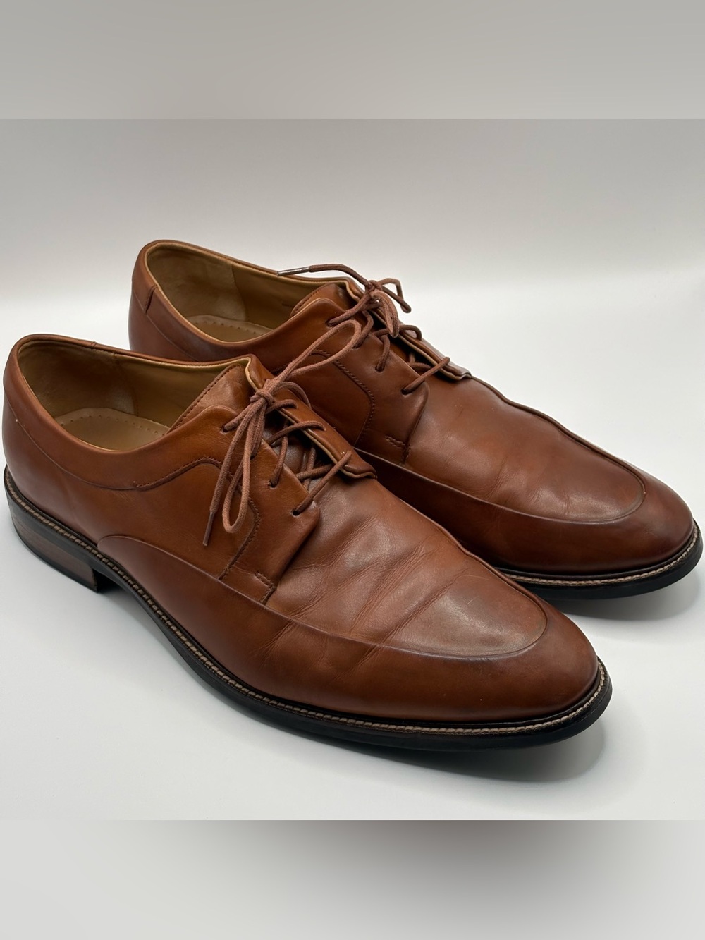 Cole Haan Men’s Size 12 Brown Leather Lace Up Dress Shoes Oxford Derby